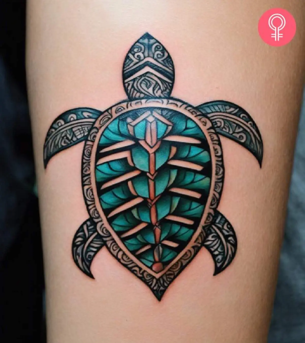 unique turtle tattoos for men