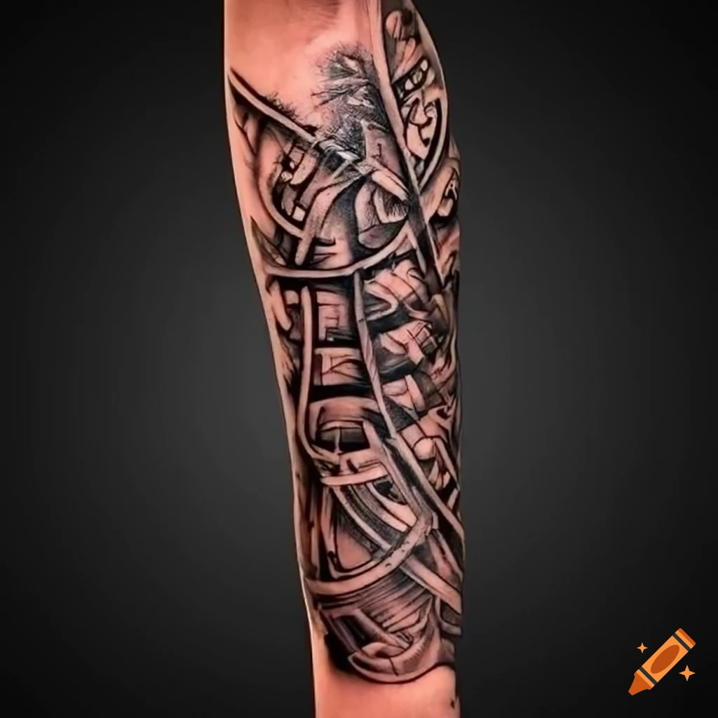 unique Viking tattoos for men forearm