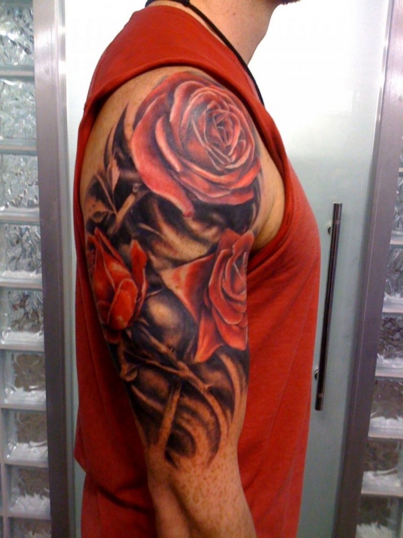 upper arm tattoos for men 0064