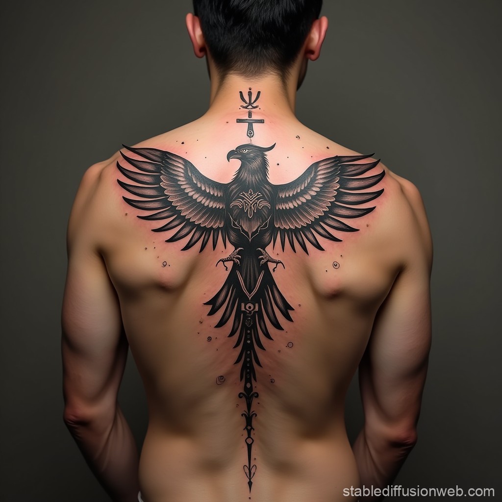 upper back tattoo cover up ideas for men 0012