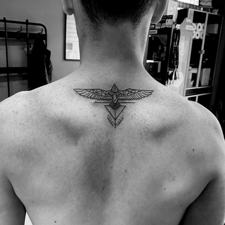 upper back tattoos for men ideas