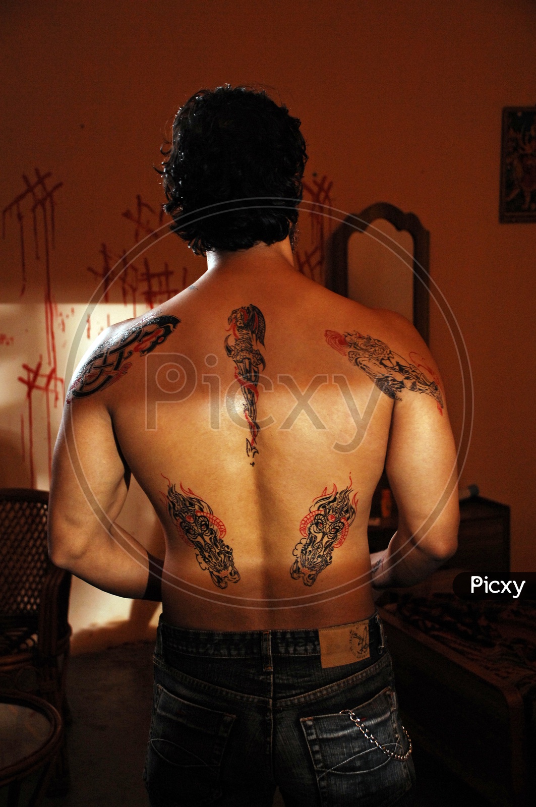 upper back tattoos for men 0025