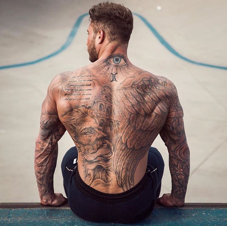 upper back tattoos for men 0028