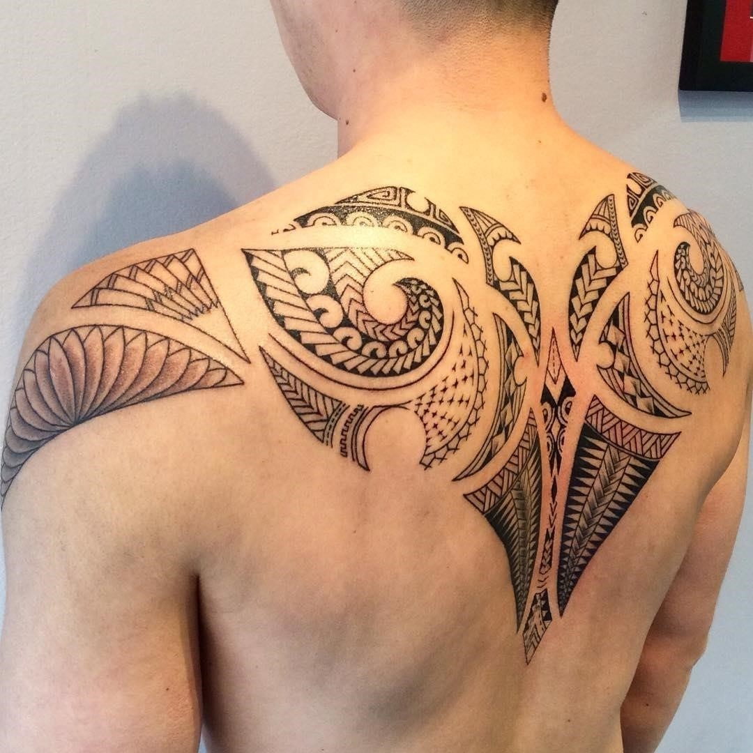 upper back tattoos for men 0037