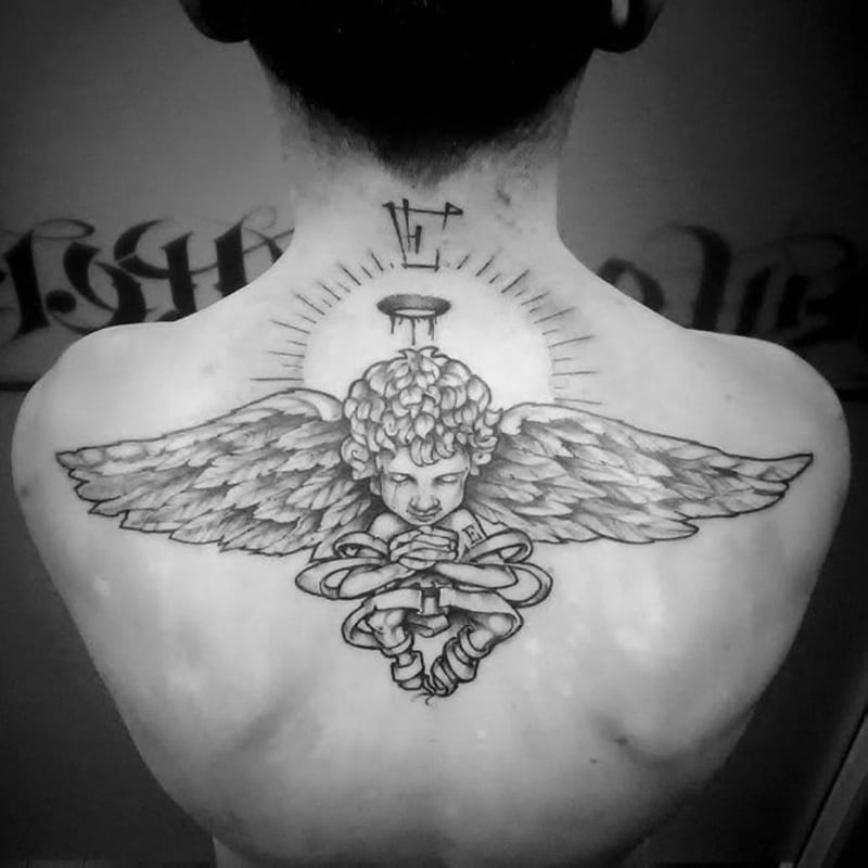 upper back tattoos for men 0088