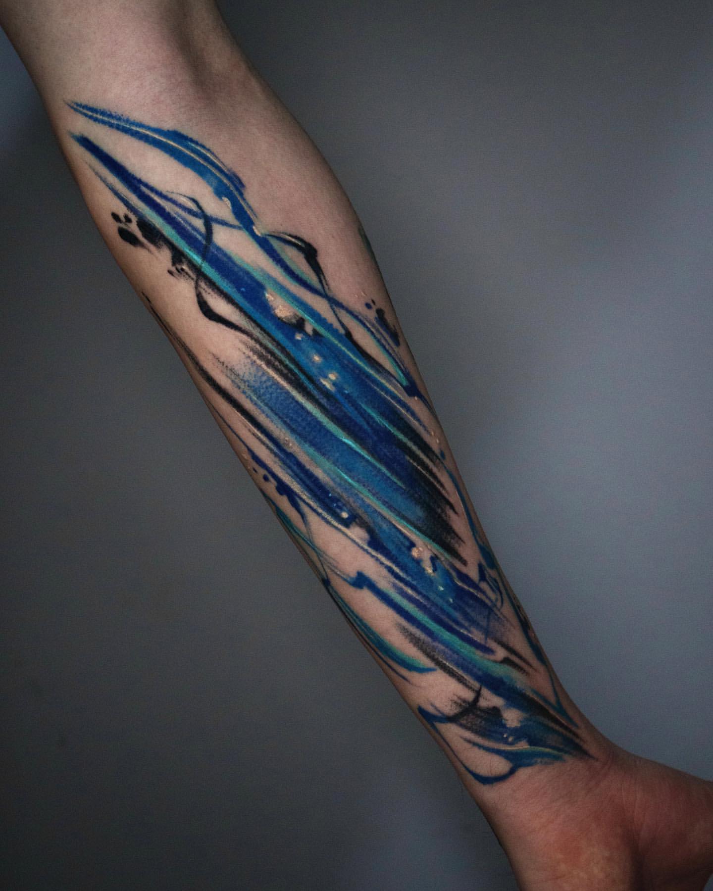 vibrant forearm tattoos for men