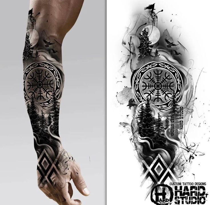 Viking tattoos for men forearm 0023