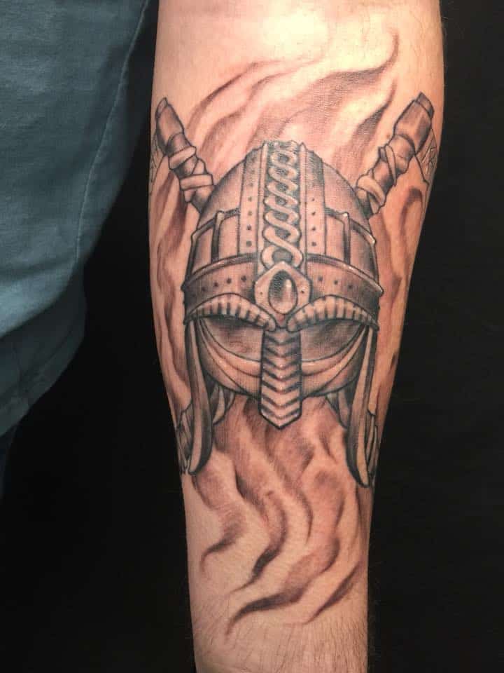 Viking tattoos for men forearm 0046