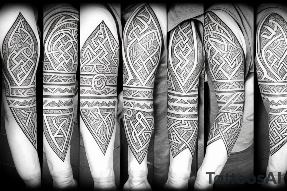 Viking tattoos for men forearm 0047