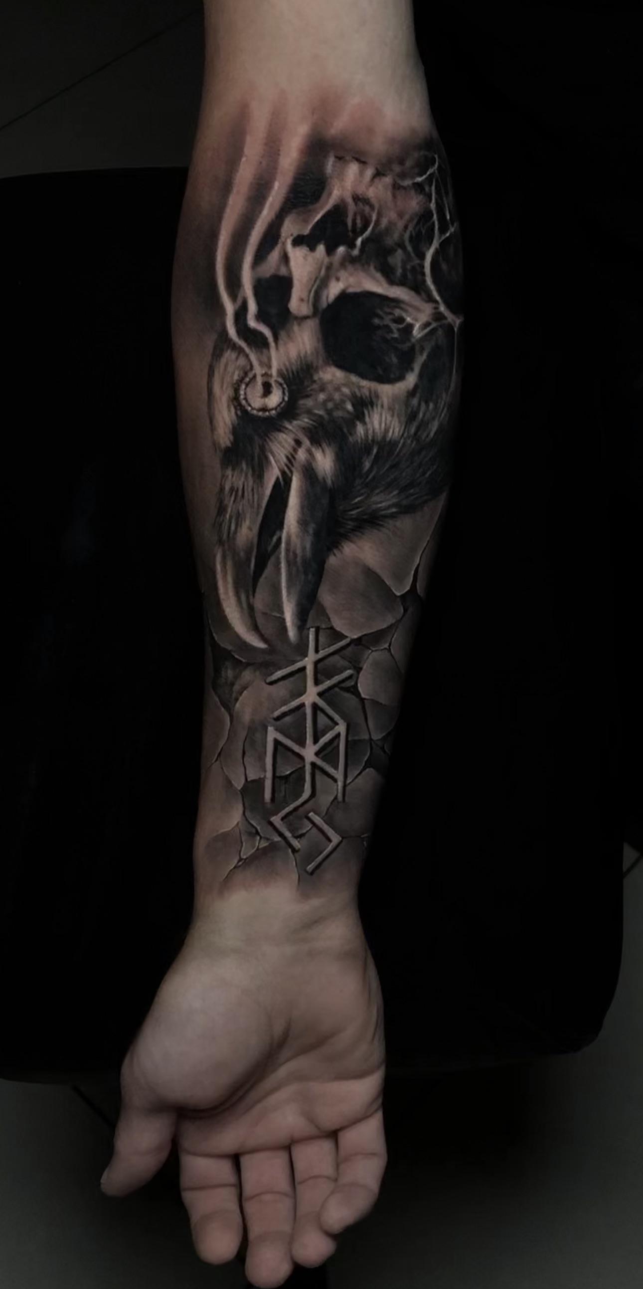 Viking tattoos for men forearm 0055