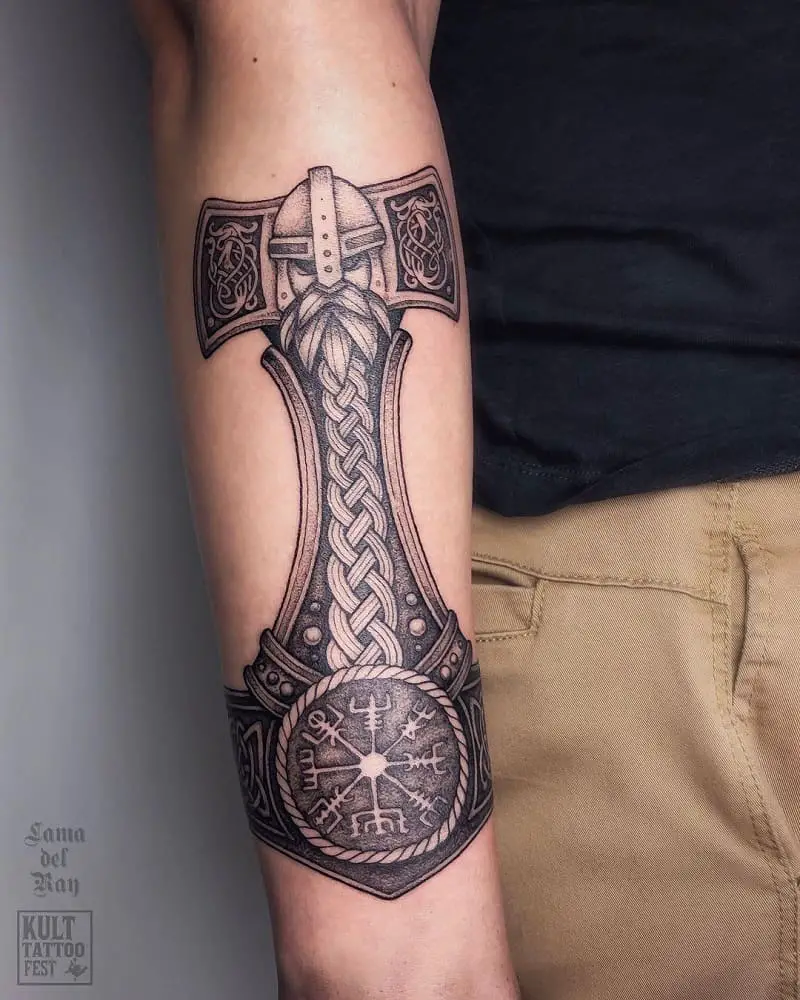 Viking tattoos for men forearm 0074