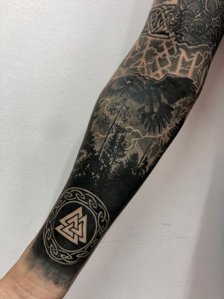 Viking tattoos for men forearm 0092