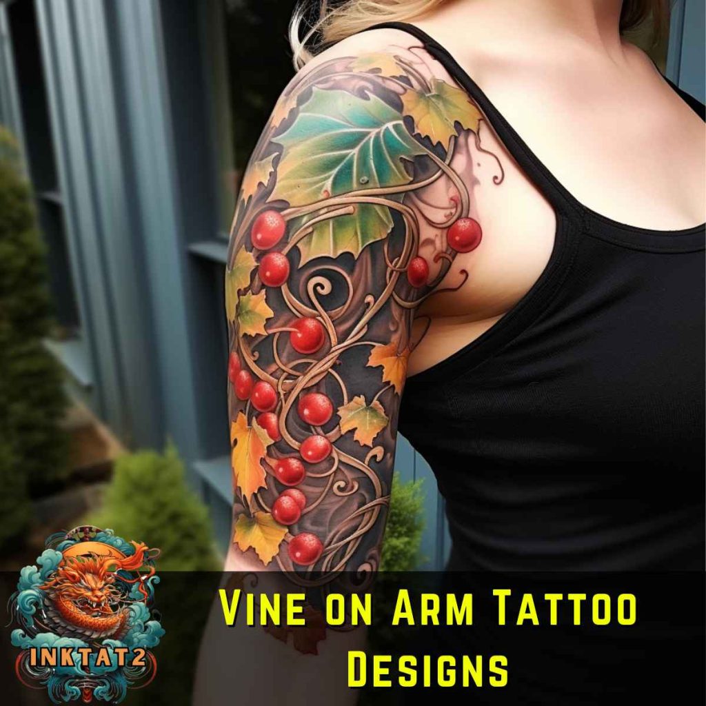 vine tattoos for men 0012