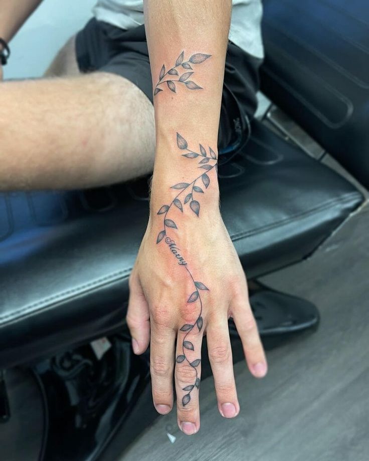 vine tattoos for men 0033