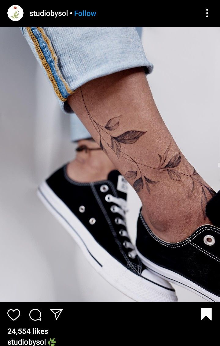 vine tattoos for men 0095