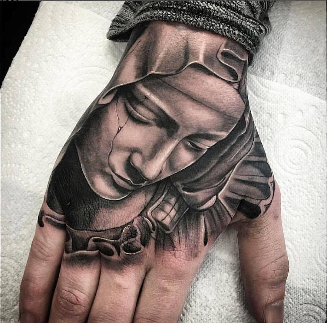 Virgin Mary tattoos for men 0012