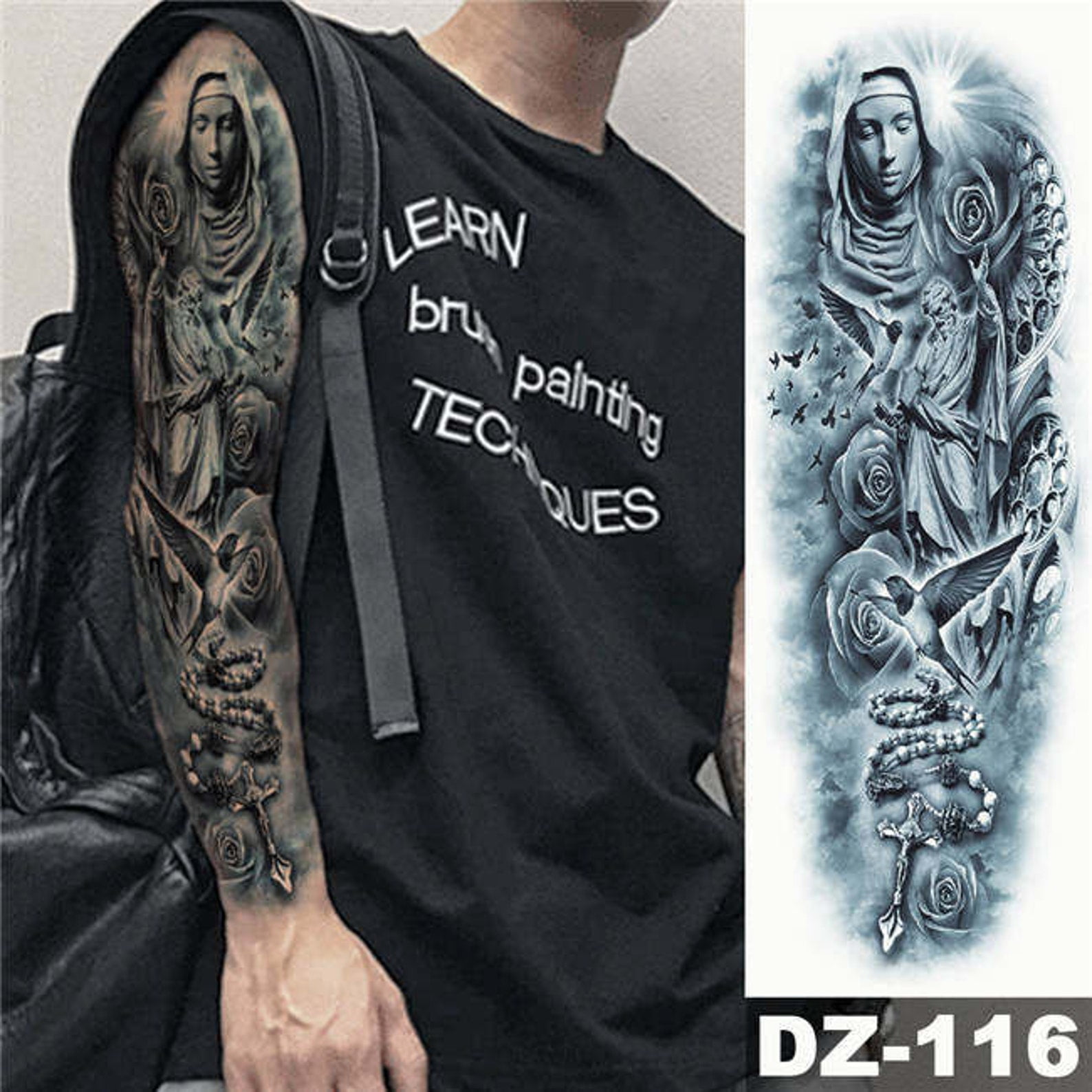 Virgin Mary tattoos for men 0015