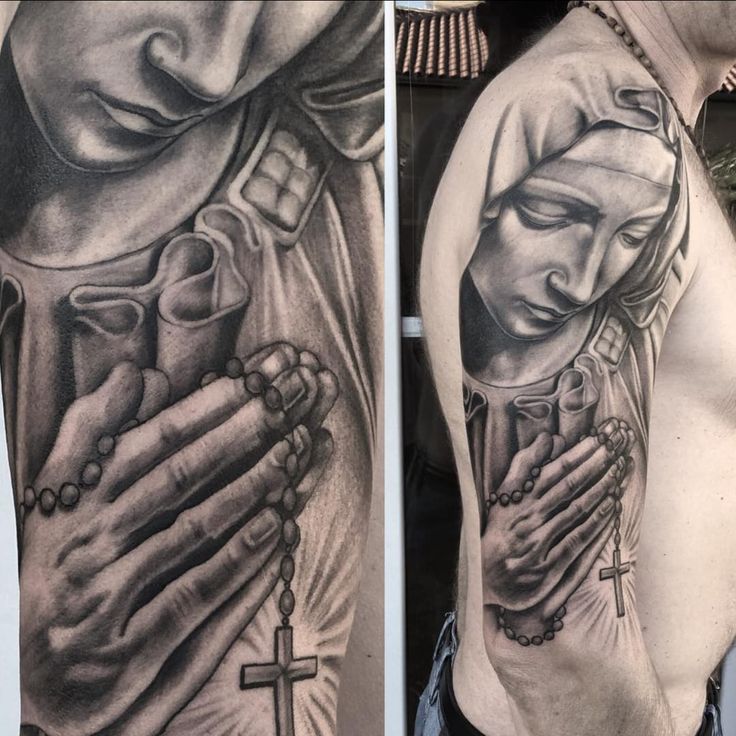 Virgin Mary tattoos for men 0019