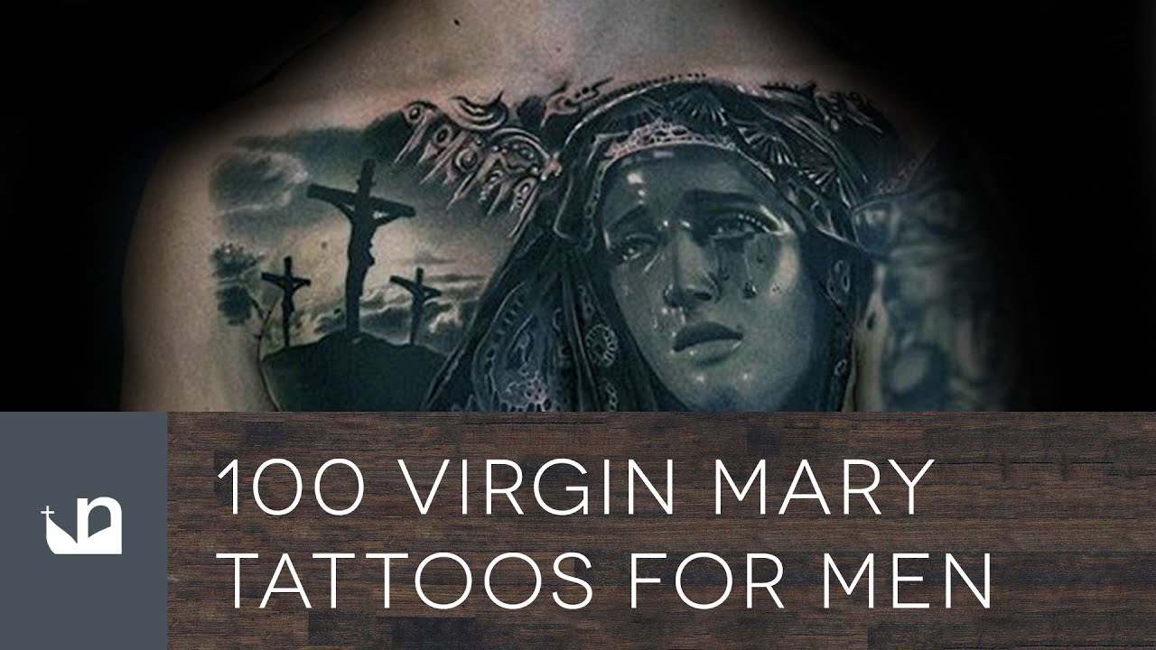 Virgin Mary tattoos for men 0024