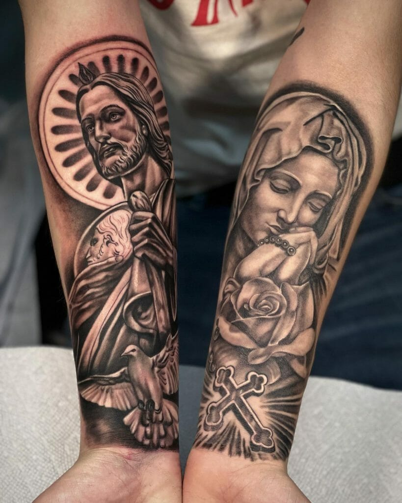 Virgin Mary tattoos for men 0028