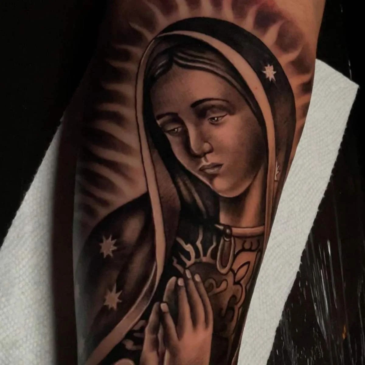 Virgin Mary tattoos for men 0031