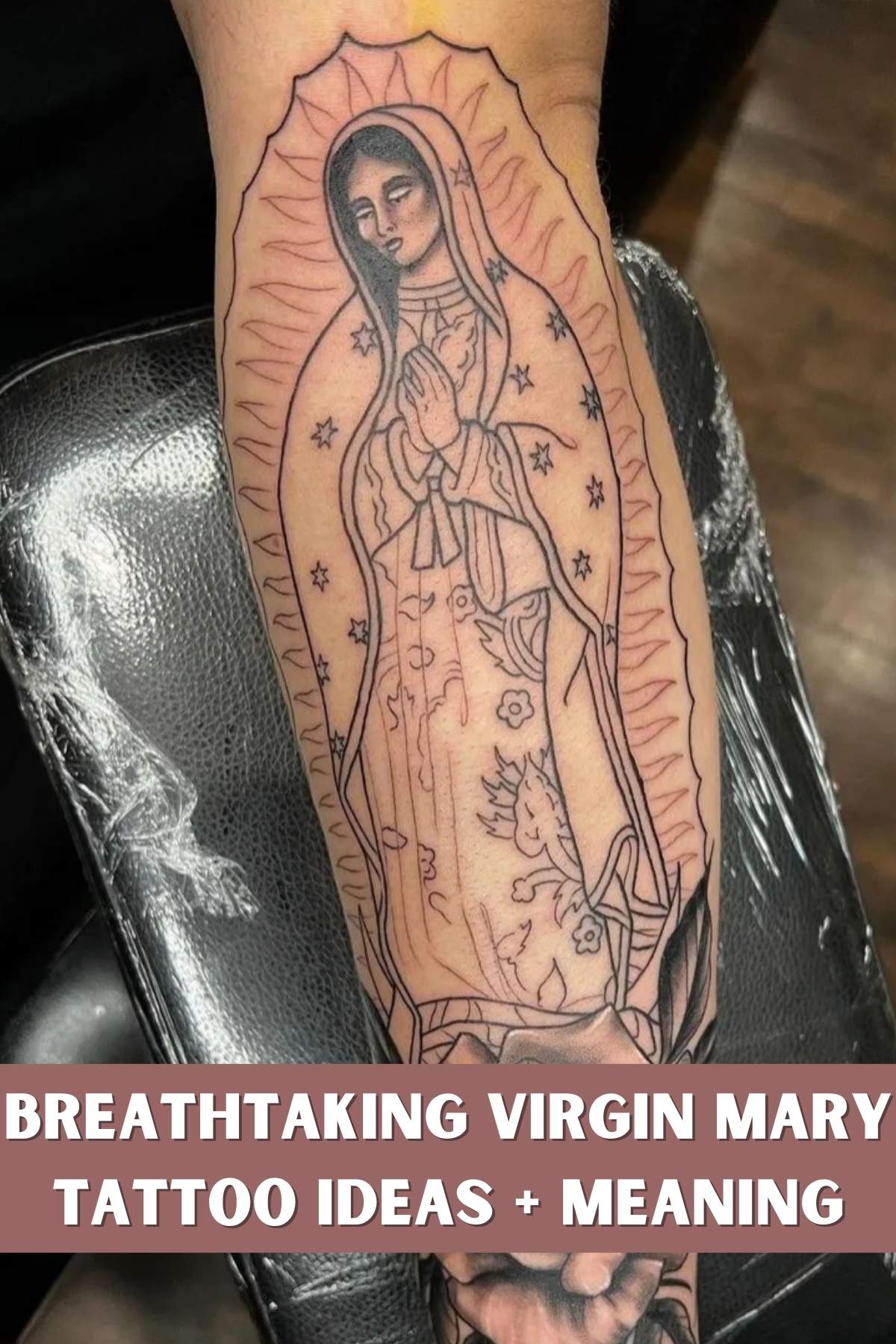 Virgin Mary tattoos for men 0042