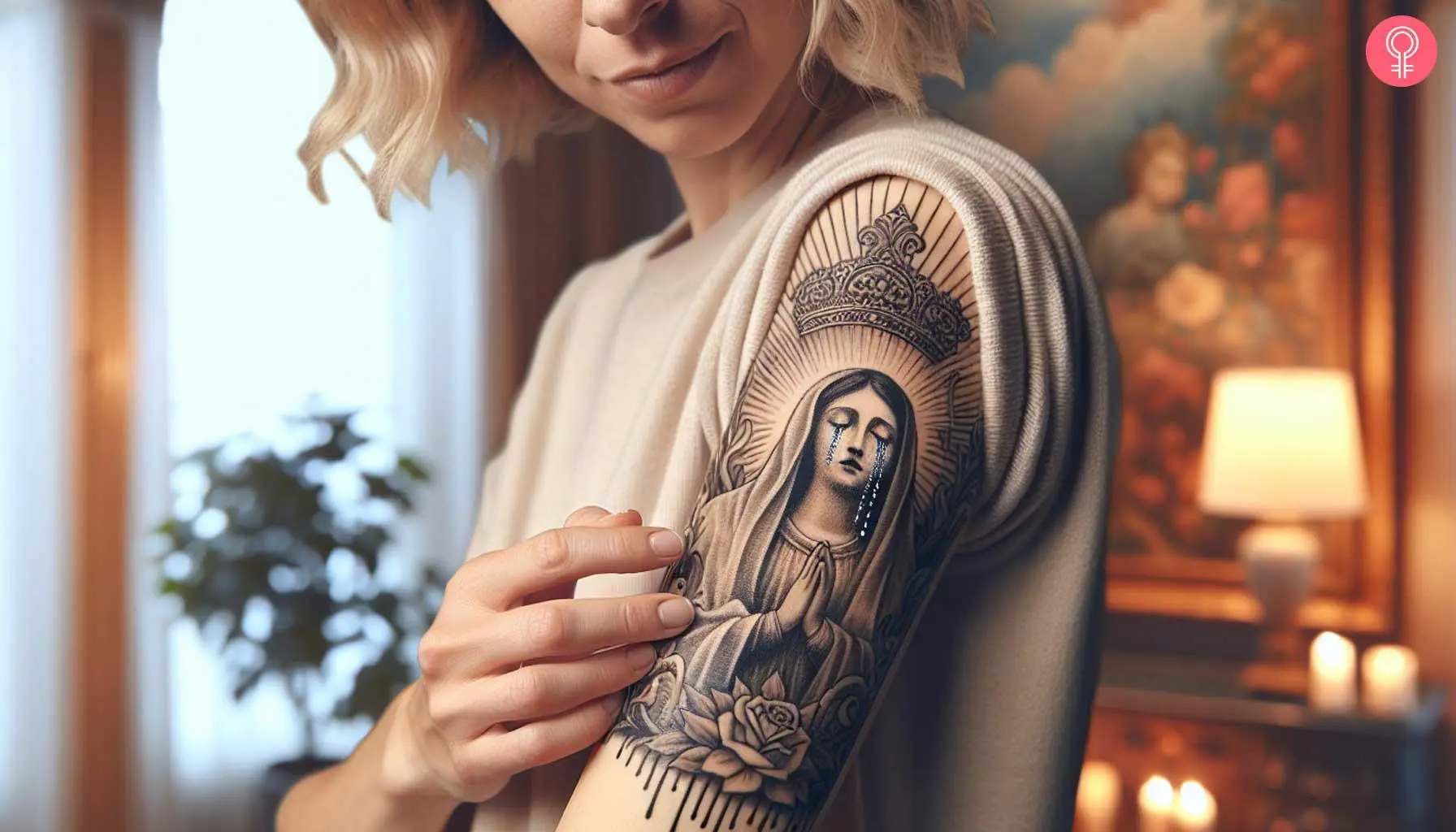 Virgin Mary tattoos for men 0046