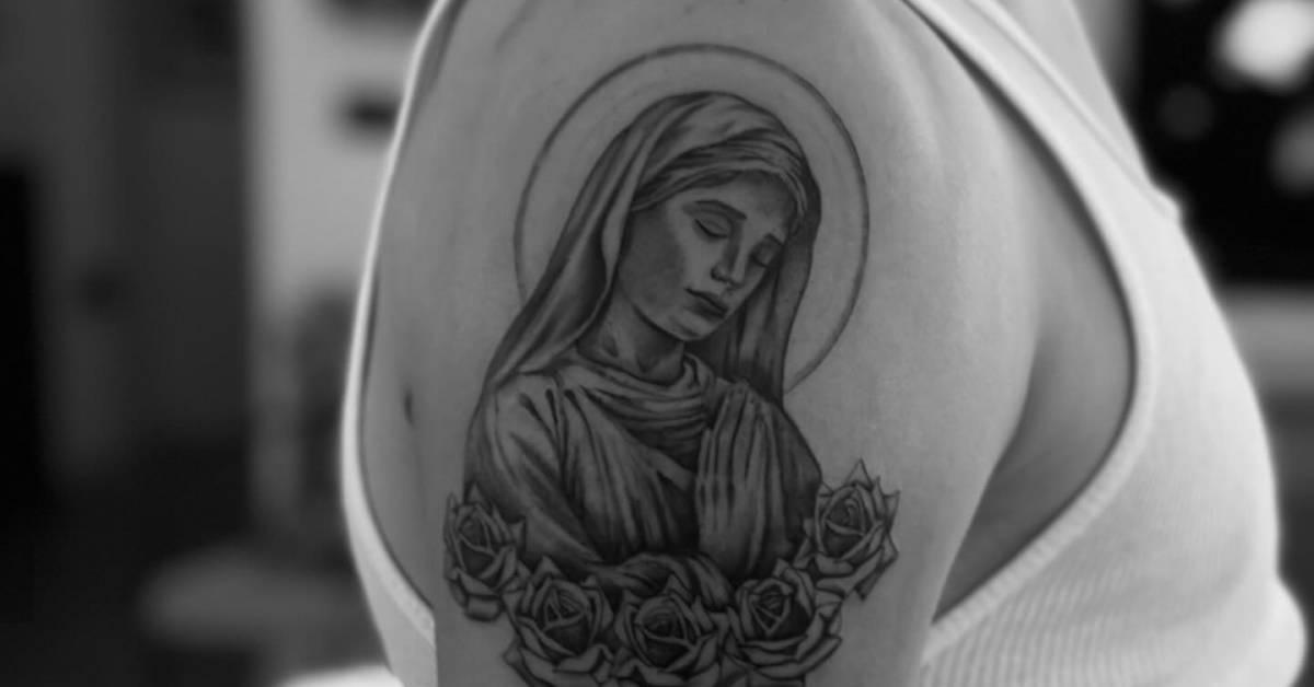 Virgin Mary tattoos for men 0052