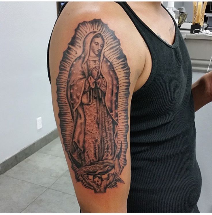 Virgin Mary tattoos for men 0054