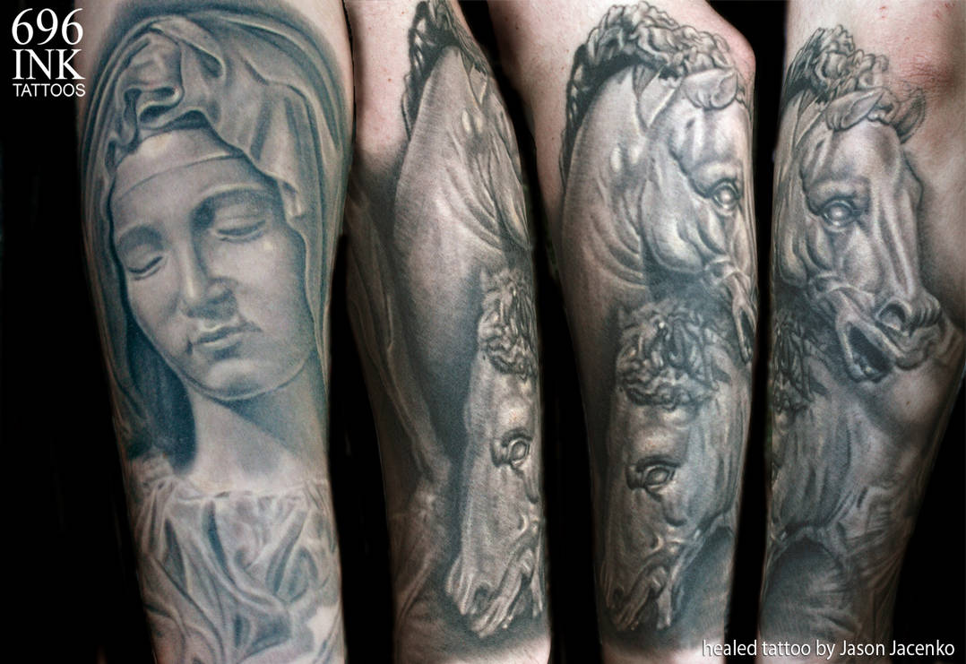 Virgin Mary tattoos for men 0055