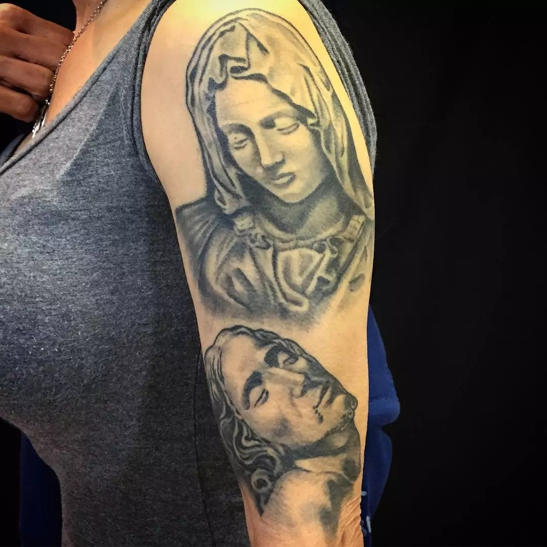 Virgin Mary tattoos for men 0060