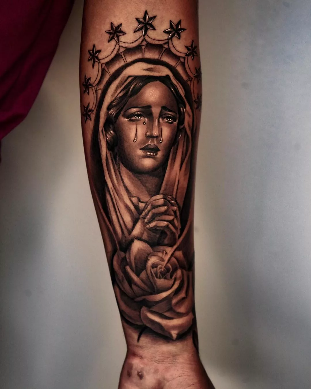 Virgin Mary tattoos for men 0065