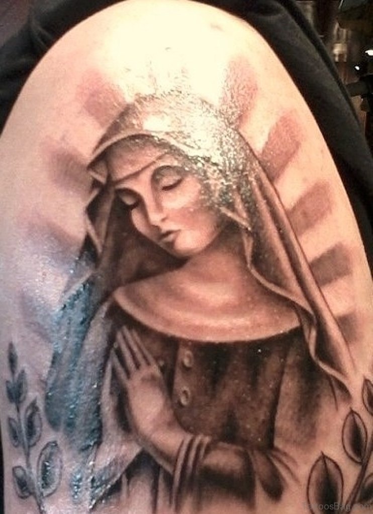 Virgin Mary tattoos for men 0066