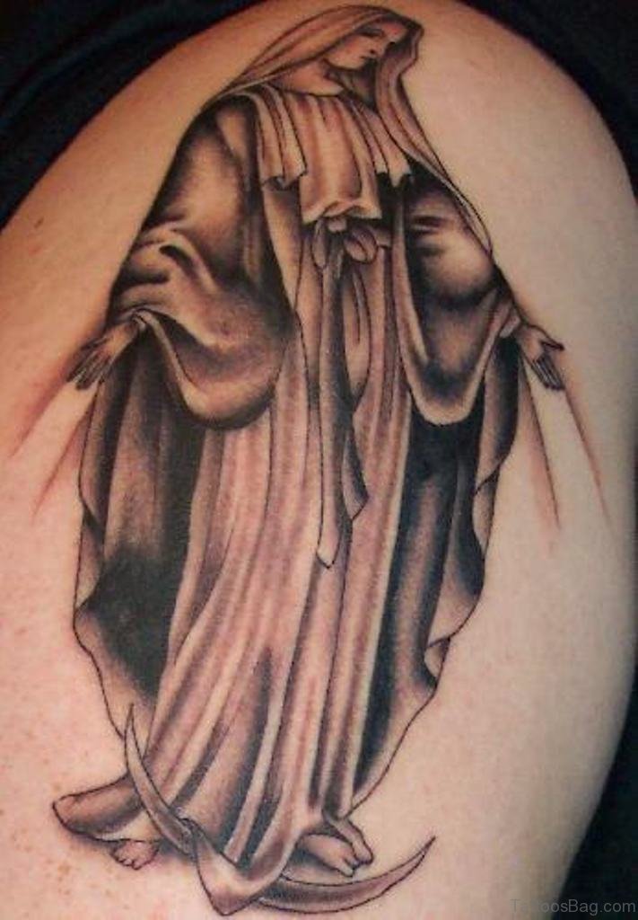 Virgin Mary tattoos for men 0068