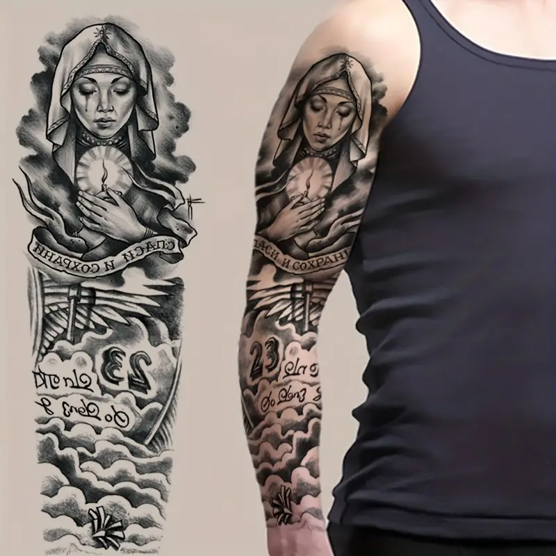 Virgin Mary tattoos for men 0072