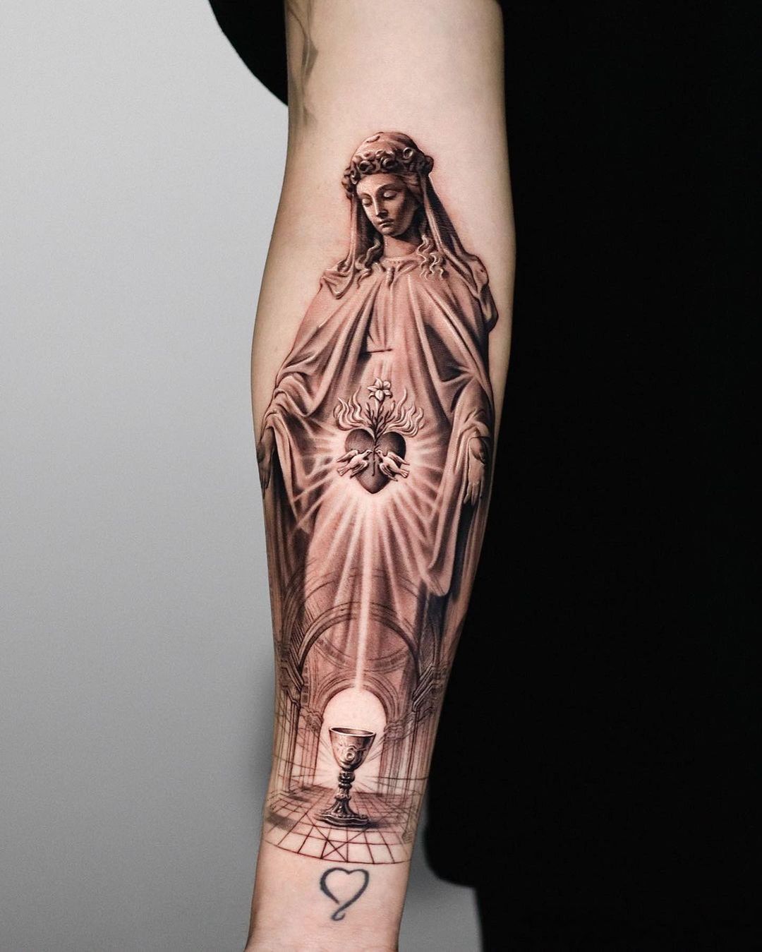 Virgin Mary tattoos for men 0083