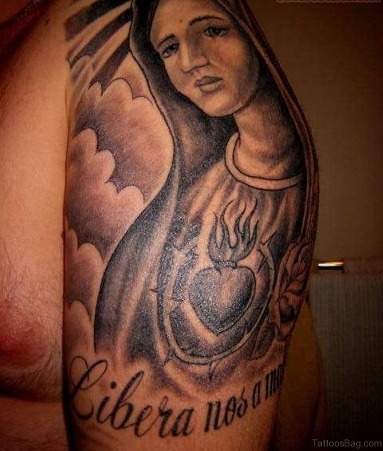 Virgin Mary tattoos for men 0087