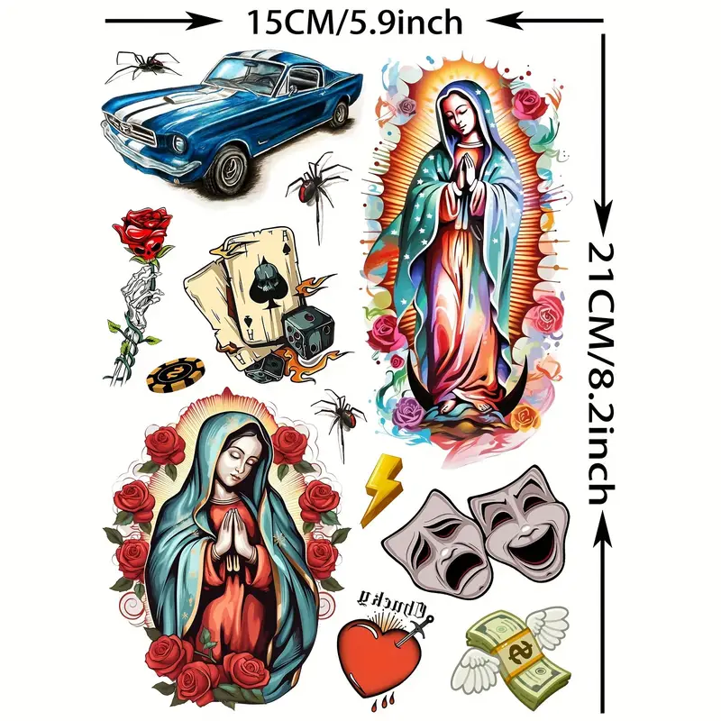 Virgin Mary tattoos for men 0091