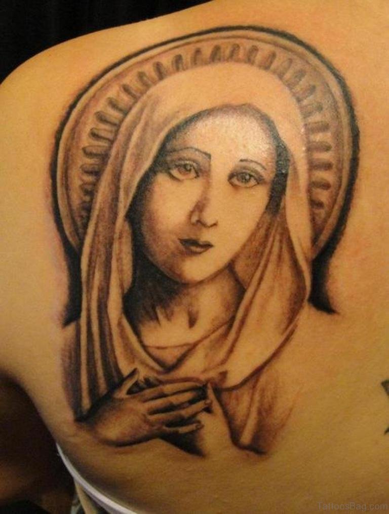 Virgin Mary tattoos for men 0096