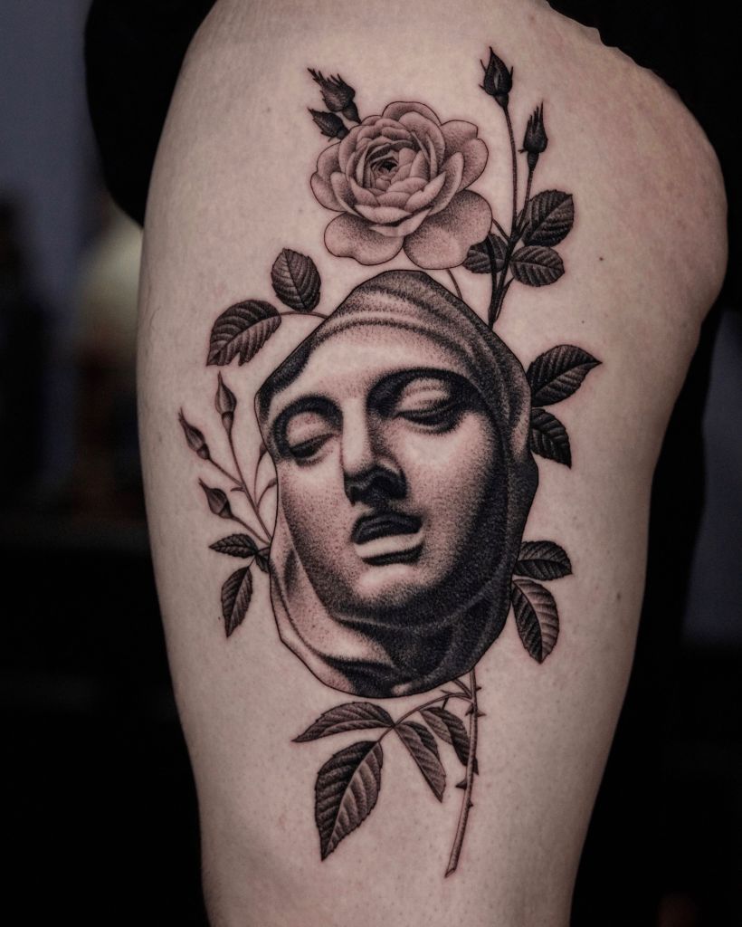 Virgin Mary tattoos for men 0098