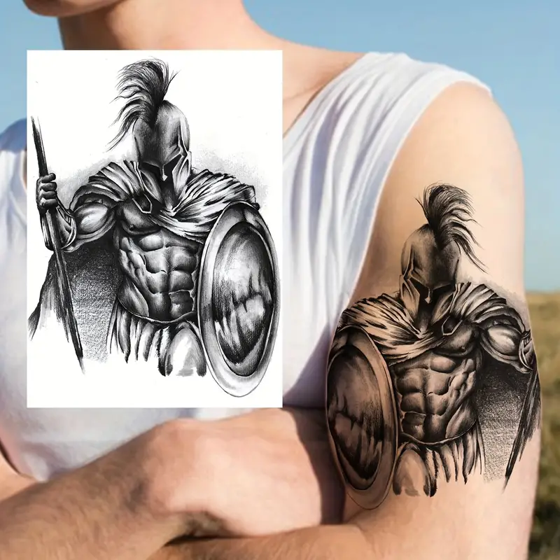 Warrior Angel tattoos for men 0050