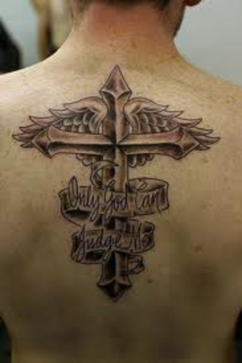 Warrior Angel tattoos for men 0054