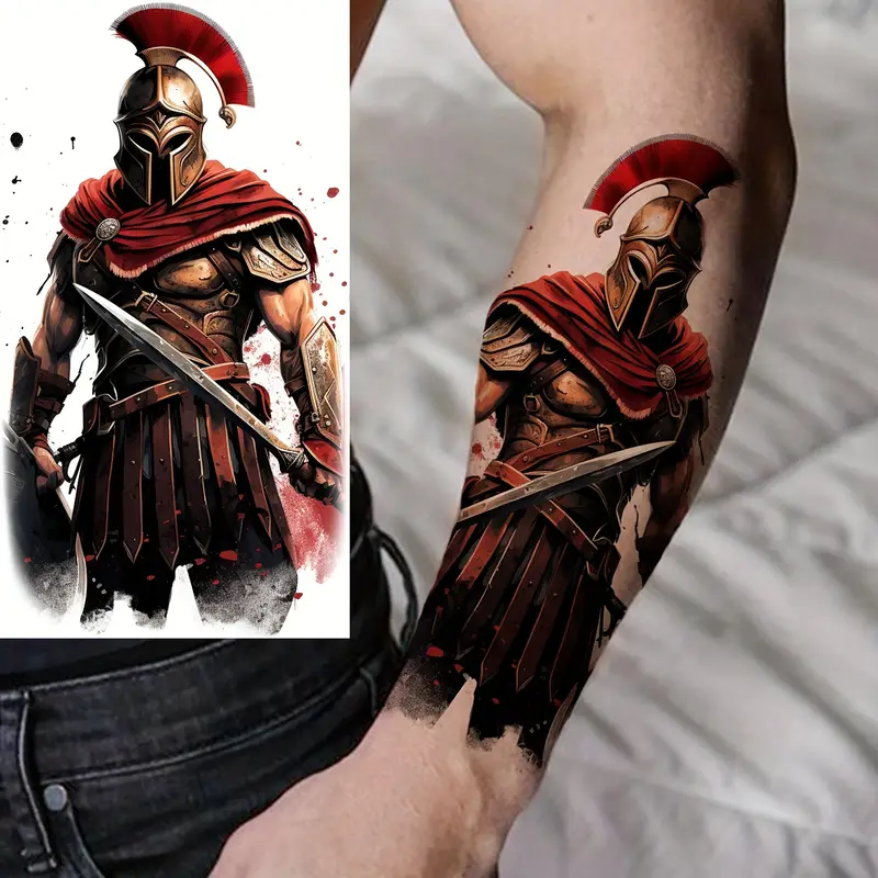 Warrior Angel tattoos for men 0080