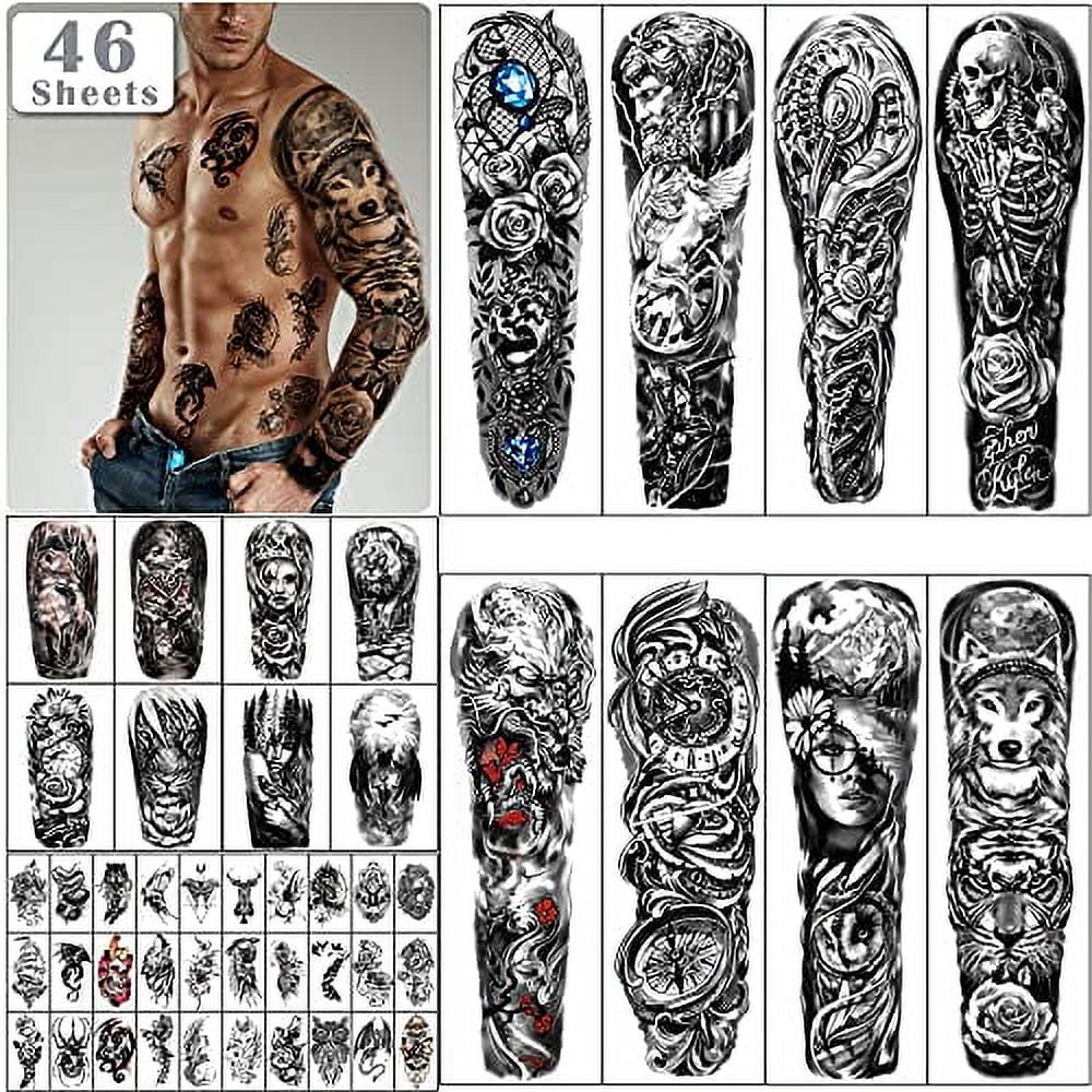 Warrior Angel tattoos for men 0082