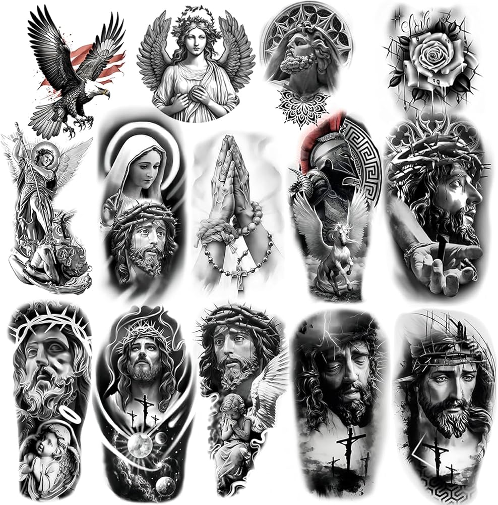 Warrior Angel tattoos for men 0085