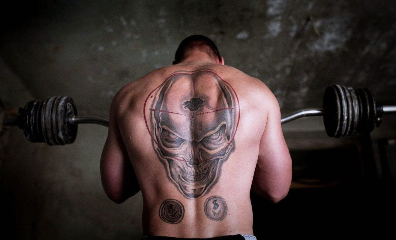 warrior chest tattoos for men 0029