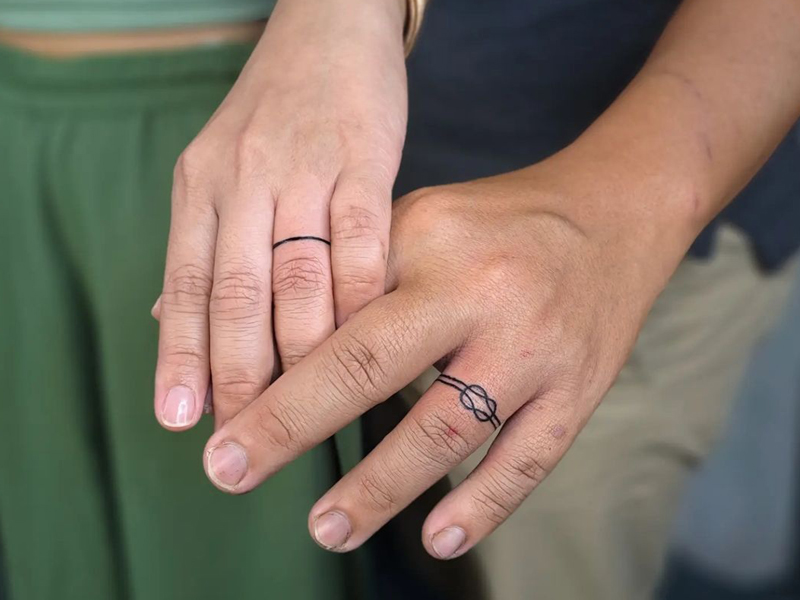 wedding ring tattoos for men 0013