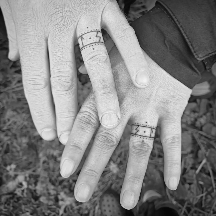 wedding ring tattoos for men 0015