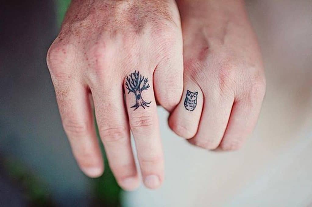 wedding ring tattoos for men 0041