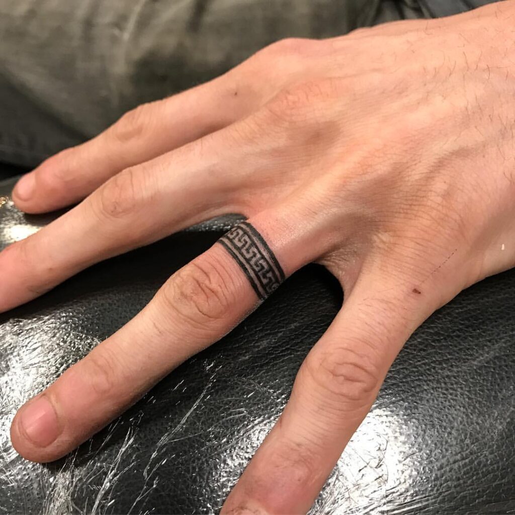 wedding ring tattoos for men 0067